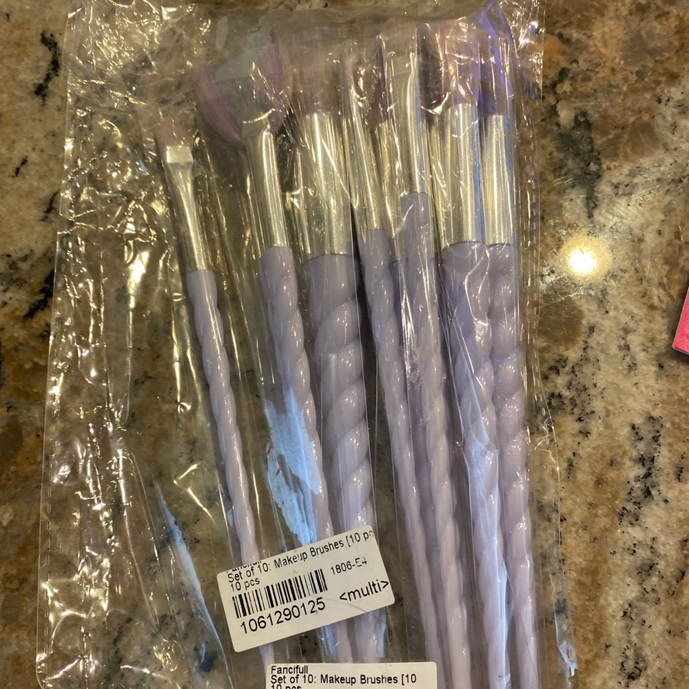 💠Unicorn makeup brush set